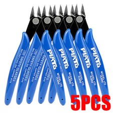 5PCS Electrical Wire Cable Cutters Cutting Flush Pliers Set Side Snips Nipper