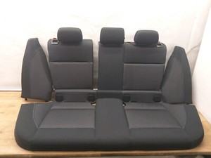 BMW - 1er E87 LCI Rücksitzbank Stoff Network Anthrazit Schwarz Komplett 7118671