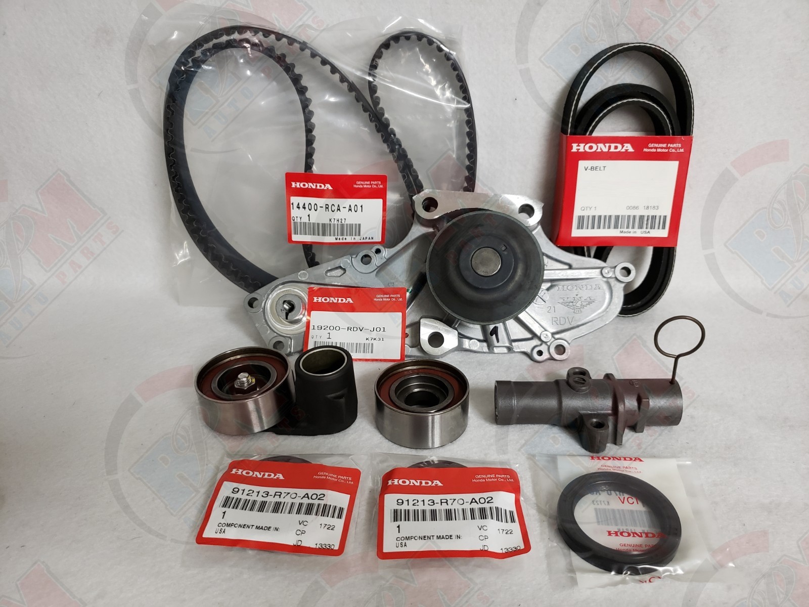 GENUINE/OEM Complete Timing Belt & Water Pump Kit for Honda Accord MDX RDX RLX eBay