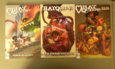 3 RAT QUEENS  EX-LIBRAY