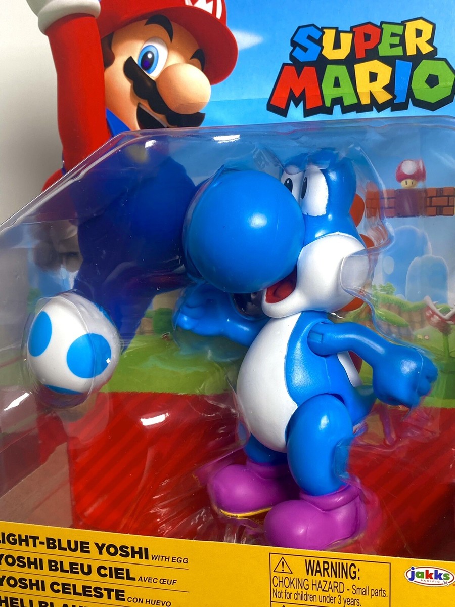 2021 JAKKS Pacific World of Nintendo 4” Action Figure: LIGHT-BLUE