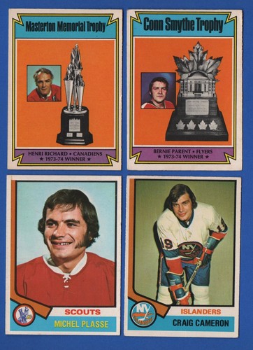 1974-75 OPC 74-75 O PEE CHEE NHL HOCKEY CARD ERROR & WRONG BACK 133-264 SEE LIST - Picture 254 of 283
