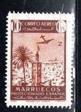 SPAIN SPANISH COLONIES MOROCCO EUROPE STAMP  MINT HINGED  LOT 497U