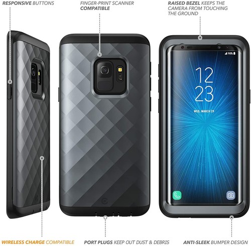 For Samsung Galaxy S9 / S9+ Plus Clayco Hera Shockproof Protective Slim Cover UK - Picture 3 of 18