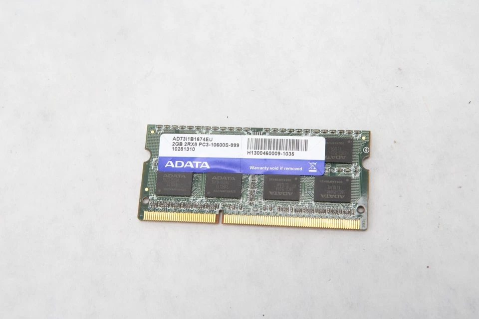 2gb Adata HY73I1B1672ZMT DDR3 2RX8 PC3-10600 1333mhz Sodimm Laptop Memory T44b - Image 3 of 3