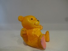 Alte Werbefigur & Sammelfigur / Mitsubishi - Oranges Bärchen - ca 30 mm