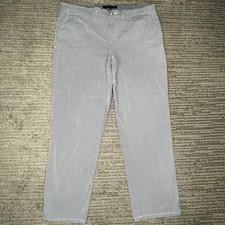 Tommy Hilfiger Size 16 Women Dress Pants Mid Rise Straight Casual Work Blue