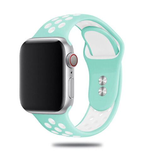 38/41/49mm SILICONE Sport For Apple Watch Strap Band iWatch Ultra2 9 8 7 6 SE 5 - Picture 10 of 45
