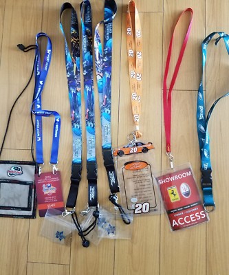 Lot Of 8 Varieties  Lanyards For Keys Or ID Holders 