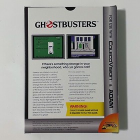 Ghostbusters for ColecoVision Coleco Mint CIB Rare (Super Game Module Required)