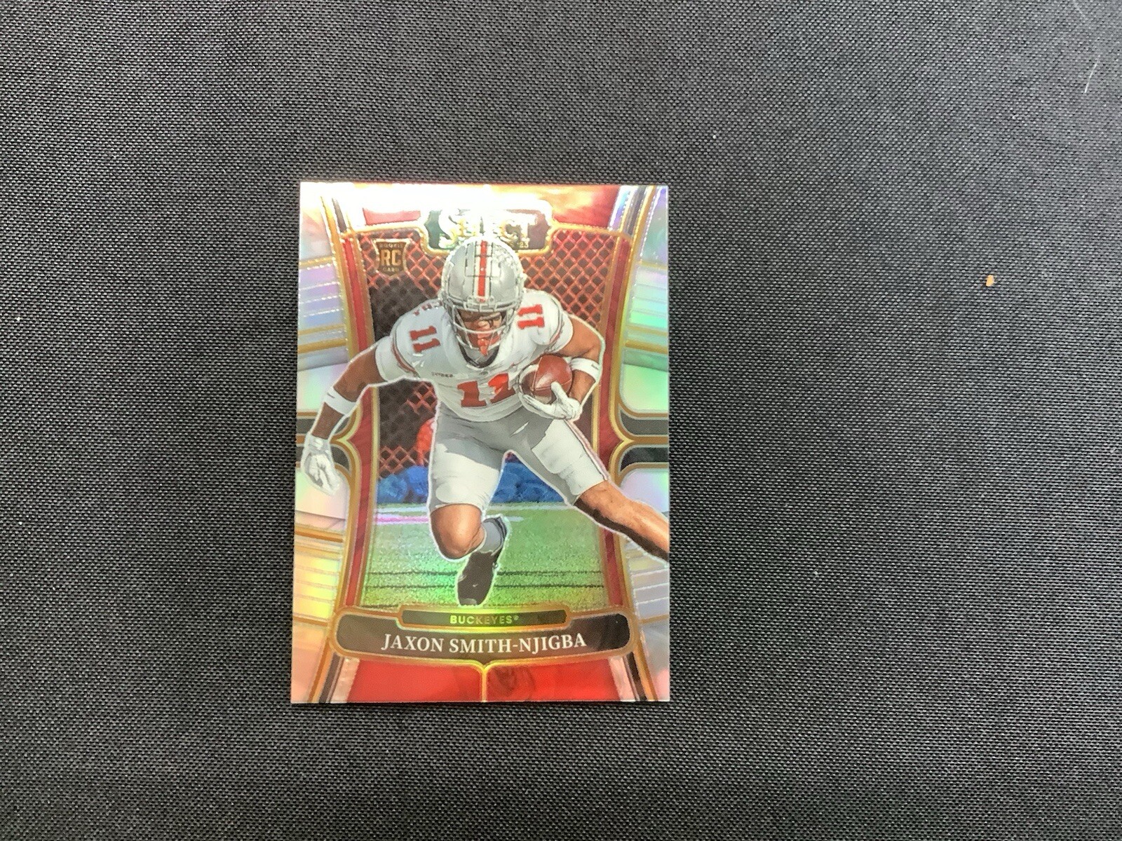 2023 Panini Select Draft Picks - Concourse Silver Prizm #7 Jaxon Smith-Njigba