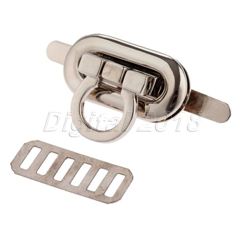 4 Colores Bolso Hardware Bolso de mano Cierre Giro Bloqueo Torsión Cartera Piezas Hágalo usted mismo Artesanía - Imagen 11 de 12