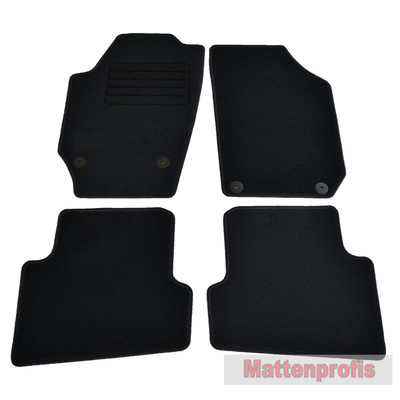 Mattenprofis Velours Fußmatten für Skoda Fabia II Kombi ab Bj.10/2007 - 2014