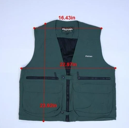 Rohan Mens Green Expedition Hunting Fishing Hiking Outdoors Vagabond Vest L - Image 2 of 4