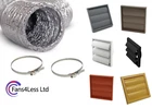 Cooker Hood 5m Duct Gravity Vent Kit Fan Extractor Tumble 4"5"6"