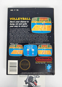 Volleyball - Nintendo NES - Complete Early Print - Hangtab - Excellent Condition
