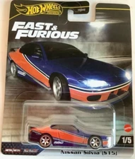 NEW Hot Wheels Premium Fast & Furious HYP73 NISSAN SILVIA S15 1/5 1:64 Scale car