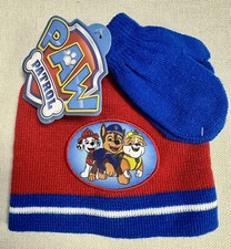 Paw Patrol Hat And Mittens Set For Toddlers NEW WITH TAGS