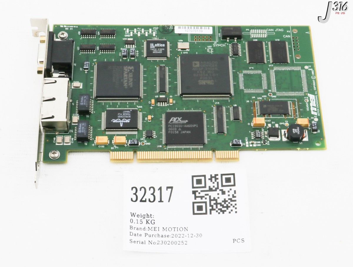 32317 MEI MOTION PCB ASSY, XMP-SYNQNET-PCI-RJ, T014-0002 1007-0085