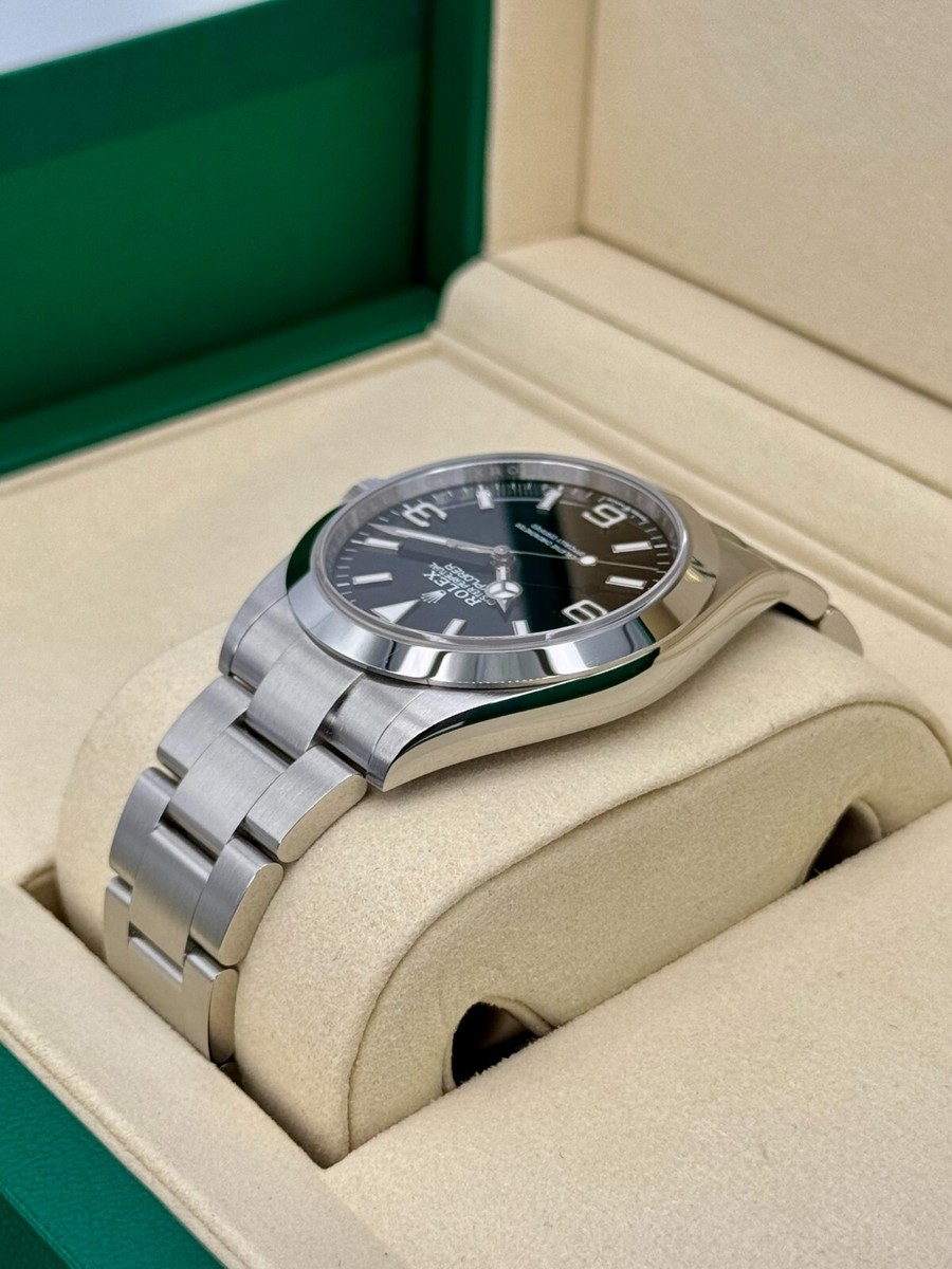 NEW 2025 Rolex Explorer 40mm 224270 Stainless Steel Black Dial | eBay