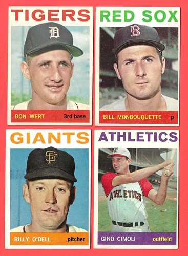 1964 Topps baseball - less than EX - You Pick 'Em