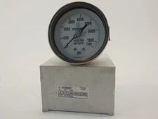 Stark Industries 46S-7500-C 4" Pressure Gauge 0-7500PSI 1/4" NPT Back Connect...