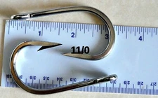 20 GT Stainless Big Game Swordfish Tuna Fish Fishing Hooks - size 11/0 