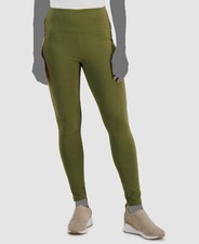 25 Style Co Women's Green High-Rise Leggings Pants Petite Size PM