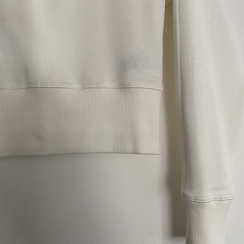& Other Stories White Cream Cropped Jumper Knit Sweatshirt Top Size 8/10 Small - Picture 3 of 7