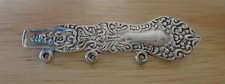 2" Sterling Silver 7g Spoon Handle Charm Pin for 3 Charms