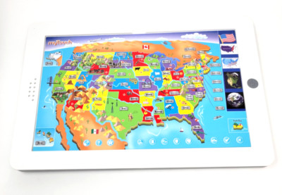 My Touch & Learn USA Map Interactive Educational Toy Game Tested Working (READ)
