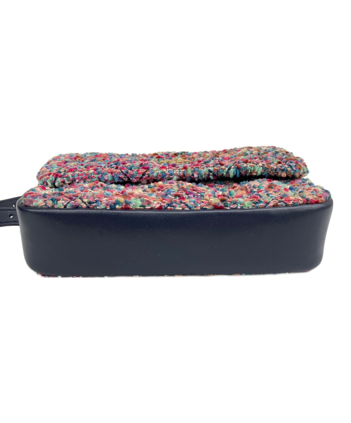 TORY BURCH Shoulder Bag Navy Multi Women Used Authentic thumbnail 5