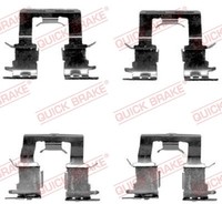 Quick Brake 109-1620 ZubehöRsatz, Scheibenbremsbelag For Toyota