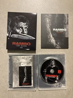 Novamedia Rambo V Last Blood Full Slip + Dt. Blu Ray + als Amaray Neuwertig