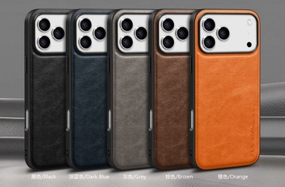 X-Level Vintage PU Leather Slim Case Back Cover fr iPhone 13 14 15 16 17 Pro Max