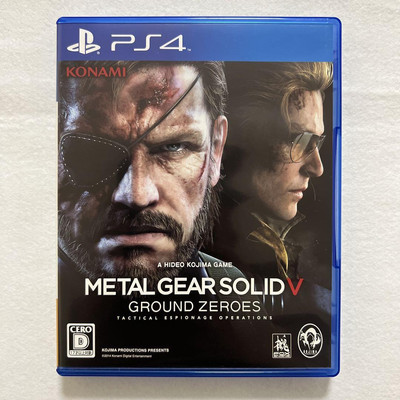 Metal Gear Solid V Ground Zeros PS4 Game From JAPAN