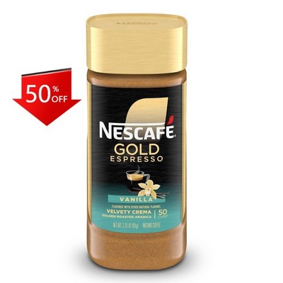 Nescafe Gold Espresso Vanilla Instant Coffee - 3.35oz
