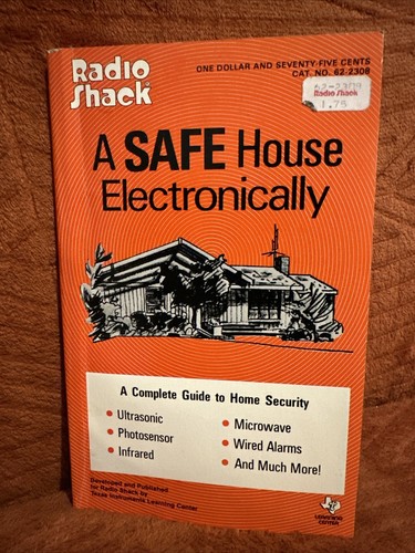 Radio Shack Safe House Electronically Book - Vintage Home Security Guide 1979