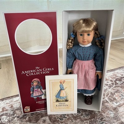 American Girl Kirsten Larson Doll 2024 with Book & Meet Outfit