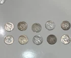 1922, 1923, 1925 Peace Dollar Silver $1 Coins Circulated (Lot of 10 Coins)