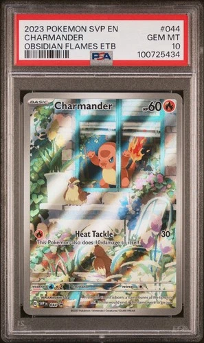 Charmander 044 SVP Scarlet & Violet Black Star Promo Holo PSA 10 Gem Mint