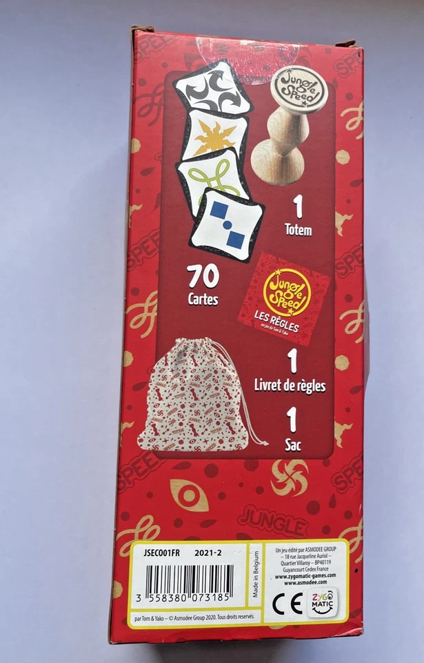 Jeu Jungle Speed ASMODEE- Jeu Jungle Speed Eco - Dès 7 ans - Photo 3/4