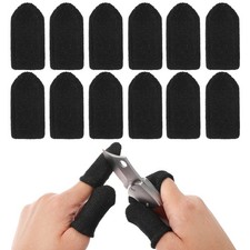 TIESOME 12 PCS Finger Cots Cut Resistant Protector, Finger Covers for Cuts Re...