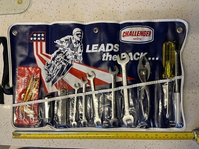 Vintage Proto Challenger metrisch M/Cycle Tool Kit in Rolle - Made in USA