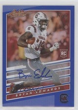 2020 Panini Chronicles Draft Picks Blue Signatures 37/49 Bryan Edwards Auto 0k2i
