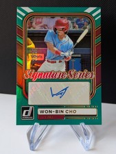 2026 Donruss Baseball Won-Bin Cho Auto /25 Green #SS-WBC