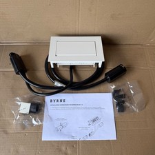 Byrne Interlink IQ 2.0 Nacre Flush Mount Power Data Module 2 Outlet USB-A/C
