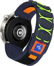 Nylon Strap Compatible with Samsung Galaxy Watch Ultra 47mm Adjustable Breathabl
