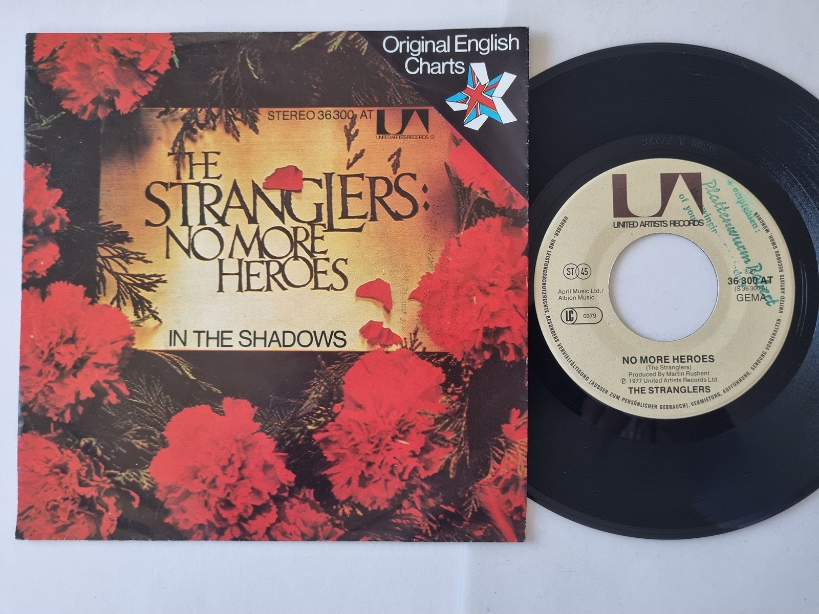 The Stranglers - No More Heroes 7'' Vinyl Germany