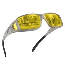Night Vision Glasses for Driving Anti-Glare Fit-Over Eyewear Matte Light Gray